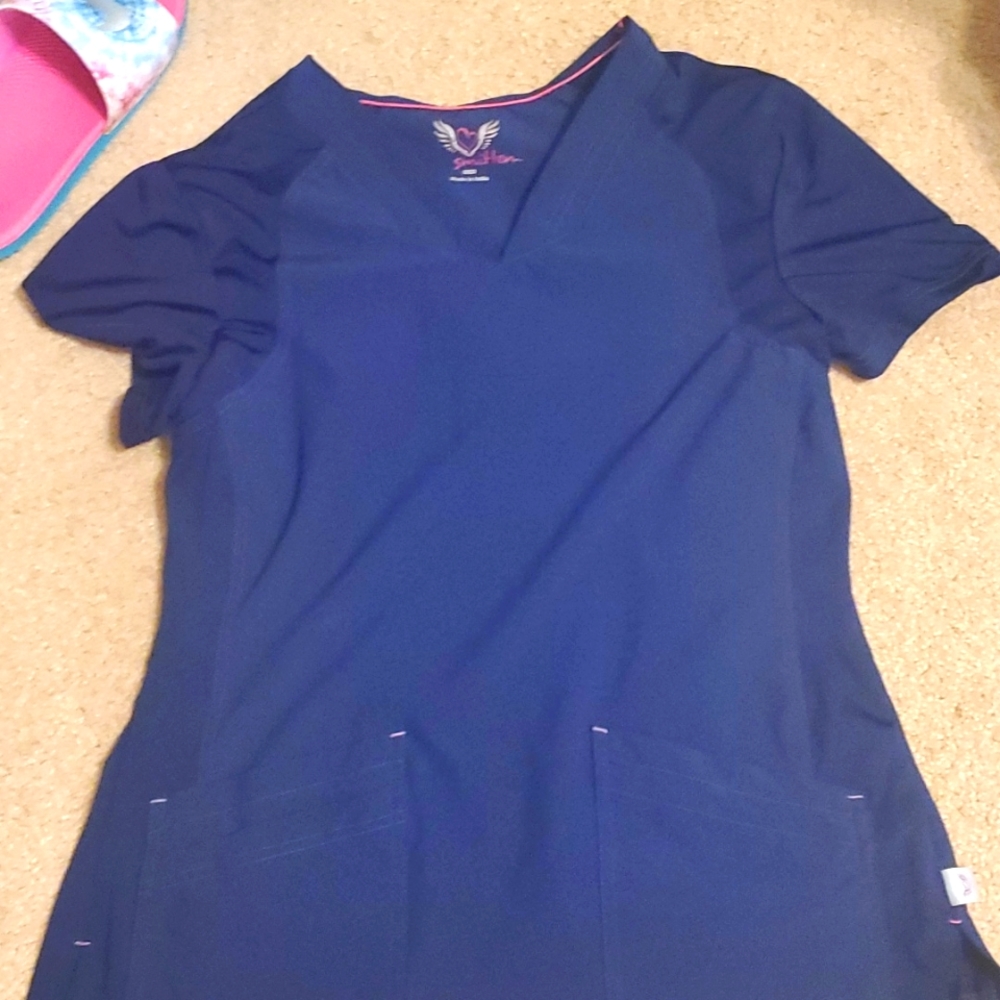 Smitten navy scrubs